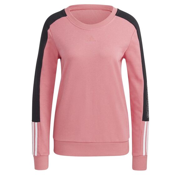 Women's Adidas Essentials Logo Crewneck Sweatshirt Size XL - Picture 2 of 8